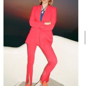 Zara Pink Pantsuit with Modern Silhouette